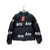 Designer Down Jacket Men Puffer Jackets Winterletter Print Parkas katoenen lagen High Street Casual Dikke bovenkleding