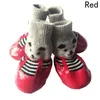 Dog Apparel Pet Boots Носки S/M/L Размер Собаки Кошки Водонепроницаемые дождевые туфли не скользи