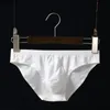 Sous-pants 3pcs Men's Ice Silk Saillless Elastic Ultra-Thin Briess respirant Solid Low Taies Soft Underwearbunderpants