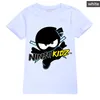 Ninja Kidz B Abbigliamento per bambini Cotone a maniche corte T-shirt Felpa per bambini Cartoon Adolescente Top Ragazzi Abbigliamento per ragazze 220620