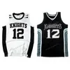 Nikivip Custom Ja Morant # 12 Crestwood High School Knights Maillot de basket-ball cousu Blanc Noir Taille S-4XL N'importe quel nom et numéro Maillots de qualité supérieure