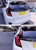 ホンダジャズフィットのテールライトテールライトアセンブリLED Taillights 2014-2020リアフォグブレーキターンシグナル自動アクセサリーランプ