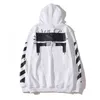 Classic Mens Fashion White Hoodies Loose High Quality Sweatshirts Zipper Hoodie Cotton Pullover Long Sleeved Back Oil Paint Arrow x Men Women Tops Hooded Jacket Inis