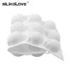 SILIKOLOVE 15 Cavity Mini Silicone Mousse Cake Mold Half a Lemon Decorating Bakeware 220601