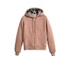 Fashion Designers High Quality Womens Hoodies Sweater Jackets With Zipper Women Slim Hoodie Sweatshirt Brands Tops Spring Autumn And Winter Cotton Grey Pink Blue