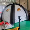 Personalized Outdoor Inflatable Spider Tent With Zippered Door And Walls White Black Shade Canopy Gazebo Pneumatic For Events