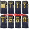 Malcolm Brogdon Jersey 7 Domantas Sabonis 11 Caris Levert 22 TJ Warren 1 Myles Turner 33 Джастин праздник 8 военно-морских синих