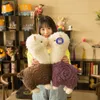 Factory wholesale 6 colors 28cm wool plush toy sheep doll grass mud horse alpaca pillow cute doll children gift