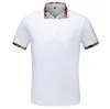 Designer Stripe Polo Shirt T Shirts Snake Polos Bee Floral Mens High Street Fashion Horse Polo Luxury T-Shirt#8552