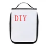120pcs Stuff Sacks Sublimation Move DIY White Blank Polyester Multifunctional Flap Cover Book Storage Bag