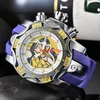 2021 New Men's Sports Quartz Watch Fashion Casual Comic Watches Designer Male Wristwatches des