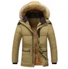 Jaqueta de inverno masculino masculino masculino masculino masculino, casuais, casuais, casuais, com capuz, à prova de vento, mais tamanho 6xl Velvet quente
