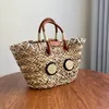 Hoge Kwaliteit Grote Ogen Straw Bag Tote Shopping Tas Groente Mand Grote Capaciteit Vakantie Seaside Lady's Armspit Kwastjes Tassen Handtas Niche Design Ay