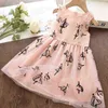 Melario Girl Princess Dress Summer Kids Gilrs Glrs Dress Dress Child Form For Girl Butterfly Costume Clothing G220518