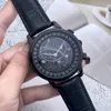 Watchsc - 40-миллиметровые автоматические мужские часы с коробкой из нержавеющей стали с несколькими циферблатами, водонепроницаемые, светящиеся, классические, щедрые, с черным ремешком, регулируемые часы