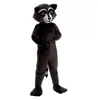 costumi per adulti circo natale Halloween Outfit Fancy Dress Suit Raccoon Mascot Costume Personaggio dei cartoni animati per adulti