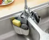 Kitchen Sink Storage Drain Basket Cleaning Sponge Draining Holder Rack Kitchen Hanging-Sink Drains Storage-Tools Sink Holders