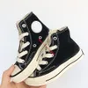 Top Garcons 70s Hi Play Kids Canvas Casual Shoes Classic Babys Black White Red Navy Yellow Sail Children Flat Toddler Skateboarding Sneakers Size 23-35