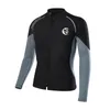 Muta in neoprene da 2 mm uomo donna giacca da sub manica lunga cappotto da snorkeling maschio giacca da surf invernale pesca costumi da bagno termici 220532847092