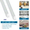 JESLED 4FT LED Tube V Shaped G13 28W Cold White 1.2 Meter SMD2835 192pcs AC85-265V Led Fluorescent Bulbs