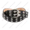 Belt Echain Designer Vintage Rivet Luxury Punk Belts Men High Quality Male Rock Motorcycle Leather Women Waist Strap for Jeans 110cm