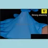 Disposable Cleaning Gloves Blue Powder- Nitrile Latex Rubber Pvc Non-Slip Kitchen Dishwashing Xd23198 Drop Delivery 2021 Supplies Kitchen D