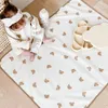 1-2PCS Waterproof Baby Diaper Changing Pad Washable born Urine Liners for Crib Cradles Reusable 220728