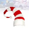 Beanie/Skull Caps 1pc Christmas Hat Cute Stripes Cartoon Creative Santa Claus Elf Style Hats Dekorativa huvudbonad Party Capbeanie/Skull