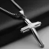 Stainless Steel Chain Necklace For Men Female US Religious Cross Necklace Long Choker Homme Hip Hop Jewelry Accessories