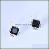 Dangle Lustre Boucles D'oreilles Bijoux Pierre Strass Blanc Rouge Carré Cristal Goutte Pour Les Femmes Déclaration De Mariage Cadeaux Livraison 2021 Iaq4X