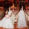 Charming A Line Wedding Dresses Long Sleeved Bridal Gowns Lace Applique Hollow Out Country vestido de novia