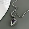 Chaînes Minimaliste 925 Sterling Silver Love Collier Mystérieux Violet Zircon Lumière Luxe Tempérament Bijoux Pour Petite Amie GiftChains Godl