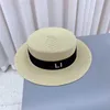 Caps Beach Hats Fisherman For Men Women Letter Ribbon Womens Wide Brim Hat Portable Vacation Sunhat