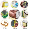 3mm-20mm 33M High Temperature Heat Transfer Tape Resistant Insulation Electronics Industry Welding Polyimide Kapton Tapes 3D Printing Board Protection