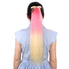 Наращивание волос зажимает прямые высокотемпературные волокно красочные прически