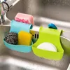 Kitchen sink sponge storage drain hanging bag vest-type dual-use debris drain basket rack BBE14166