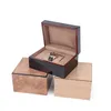 Смотреть коробки корпусы модные роскошные деревянные однопроизводные коробки для путешествий бизнес -браслет браслет для хранения розничной ювелирной шкалы Hele22