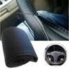 Car Steering Wheel Braid Cover Leather For Seat Altea Toledo MK1 MK2 Ibiza Cupra Leon Cupra For Skoda Fabia Rapid octavia J220808