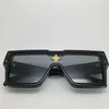 Gafas de sol de cicl￳n de verano para hombres y mujeres estilo Z1578W anti-ultraviolet Retro Plate cuadrado Fashion Fashion Fiess Azuel Caja aleatoria