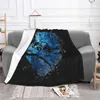 Coperte Rocket League Splatter Coperta Copriletto Copriletto Scozzese Asciugamano da spiaggia per bambini