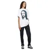 T shirts clothes Off Style White New Mona Lisa Print Unisex Short Sleeve T-shirt