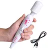Massaggiatore per adulti Spina USB Prodotto Strumento di massaggio Vibratore Rotazione del punto G. Dildo impermeabile e giocattoli per adulti per le donne