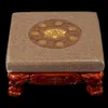 Cuscino/Decorativo Quadrato Legno Meditazione Futon Tatami Sedile da terra Cerimonia del tè Buddha Culto Sgabello Tappetino/Decorativo