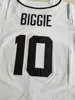 Xflsp Maglia da baseball Biggie SMALLS # 72 BAD BOY Notorious Big Movie Jersey Ricamo cucito Bianco Nero Maglia vintage di alta qualità