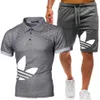 Designer trainingspak t-shirt luxe zomerbroek van hoge kwaliteit joggingpakken bedrukt merk mode katoenen sportkleding heren