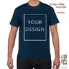 Votre propre conception hommes t-shirt marque/image personnalisé hommes t-shirt surdimensionné 5XL 130kg bricolage t-shirt garçons enfant bébé YXXS t-shirt 220513