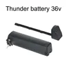 Ion de lítio 36V 10S4P Thunder Down Tubo Ebike Battery 11.6ah 14ah para bateria de bicicleta elétrica