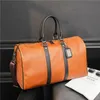 Duffel Bags Large-capacity Men's Horizontal Travel Bag Short-distance Luggage Trendy Retro Fitness Shoulder BagDuffel
