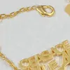 Bransoletka designerska Mężczyźni wisiorek złote naszyjniki projektanci biżuteria luksusowy naszyjnik dla kobiet bransoletki