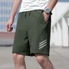 Sommer Herren Dünne Atmungsaktive Schnell Trocknende Capris Mode Klassische Jugend Sport Casual Hosen Große Größe Shorts 220401